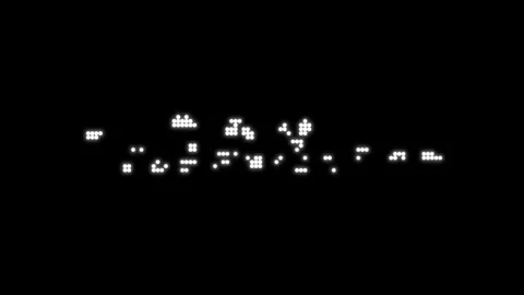 A horizontal glitch animation showing the words BLACK FRIDAY appearing through Stock Footage 320300823