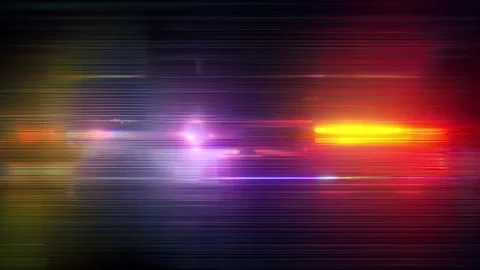 Horizontal Glitch Light Bars Background Overlay Seamless Loop Video stock 328293478