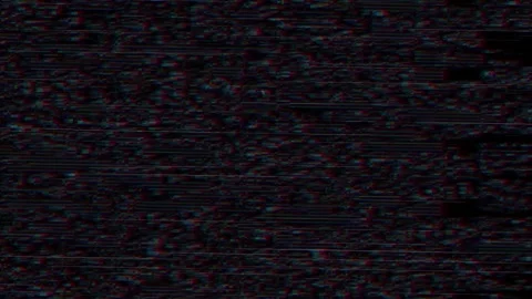 Horizontal Glitch Lines with Digital Noise Distortion, Abstract Data Background Vidéo 333263583
