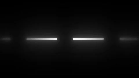 Horizontal glowing white light lines on dark background 库存影片 345639830