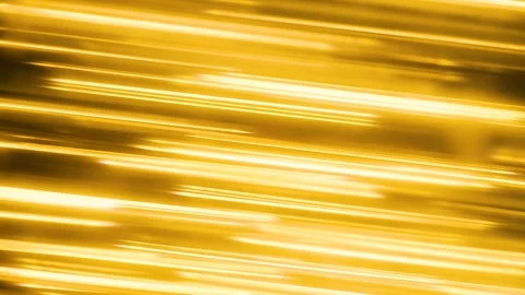 Horizontal golden abstract lines swaying in a continuous wave motion Stock Footage 342093456