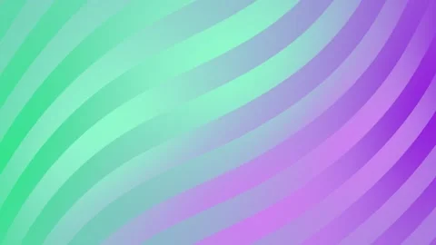 A horizontal gradient from green to purple features translucent wavy stripes Stock Footage 294661917