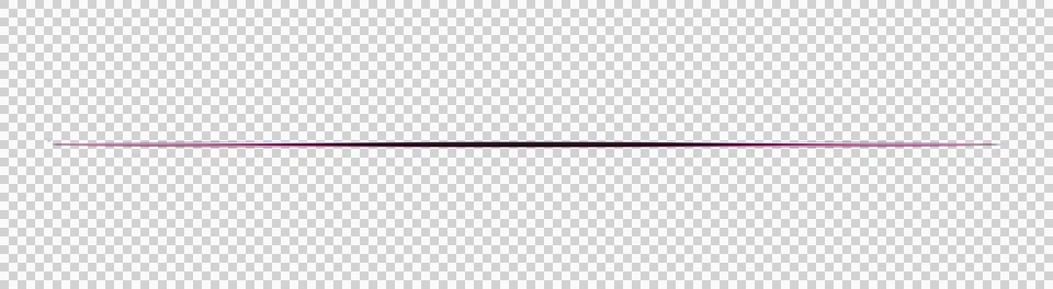 Horizontal gradient line banner with pink endpoints and black center transparent Stock Illustration