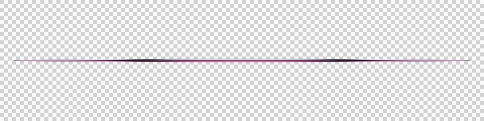Horizontal gradient line from magenta to black on white background transparent Stock Illustration