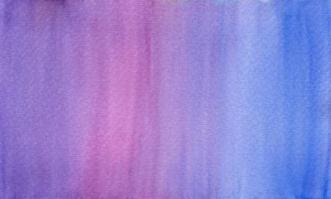 Horizontal gradient purple and blue watercolor Stock Illustration