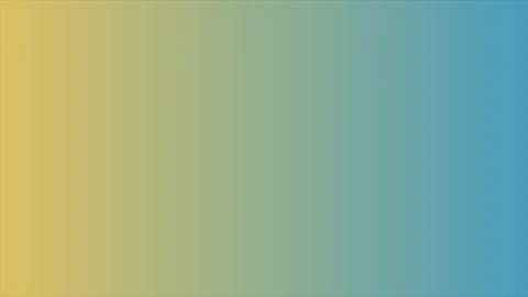 Horizontal Gradient From Yellow Orange To Blue Green abstract background Stock Illustration