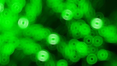 Horizontal green bokeh background Stockillustratie