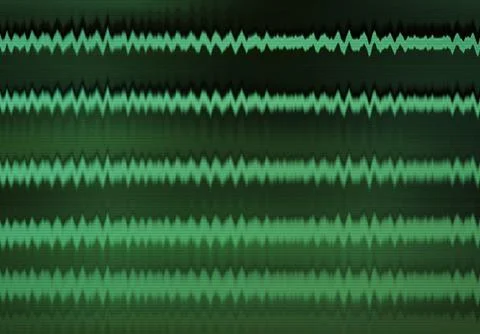 Horizontal green console display computer pulse interlaced desig Stock-Illustration