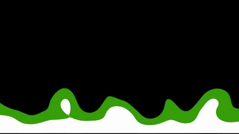 Horizontal Green Liquid Motion Graphics Stock Footage 121464818