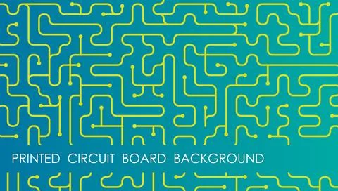 Horizontal green semiconductor board abstract Illustrazione stock
