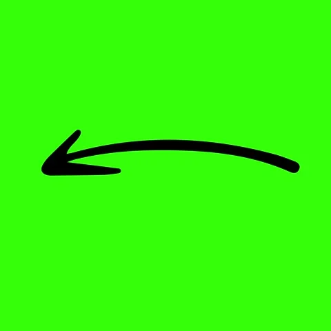 Horizontal Hand Drawn Curved Arrow 库存影片 342578946