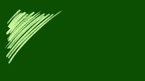Horizontal Hand-Drawn Scribble Line. Animated Sketch Stock Footage 320844552