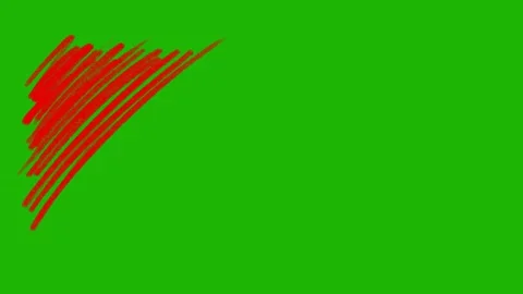 Horizontal Hand-Drawn Scribble Line. Animated Sketch Video stock 320844553