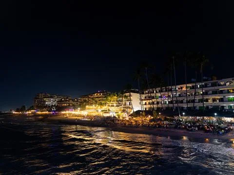 Horizontal image looking towards the romantic zone with people enjoying the.. Stock Photos