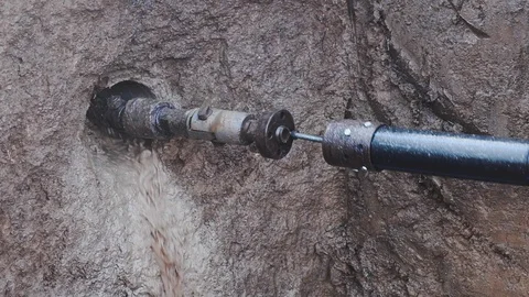 Horizontal land drilling rig Stock Footage 129235433