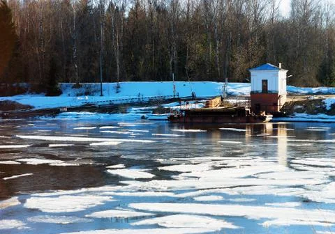 Horizontal landscape background Foto stock