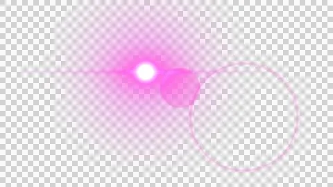 Horizontal lens flare overlay Illustrazione stock