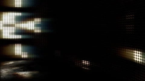 Horizontal Light Speed Beam Warp Tunnel Video stock 339289015