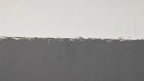 A horizontal line divides two distinct textures, colors. The top section fe.. Stock Photos