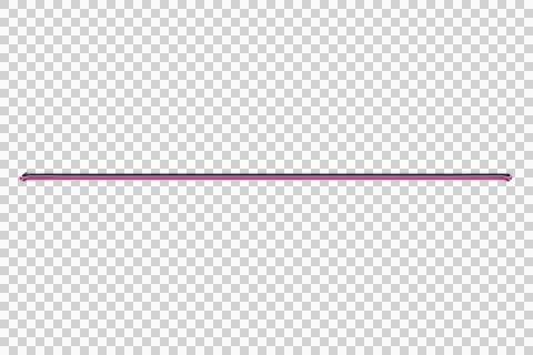 Horizontal line with gradient pink and black colors on white background Stock Illustration
