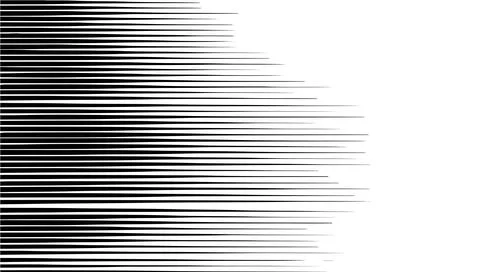Horizontal line pattern. From thin line to thick. Parallel straight lines m.. Illustrazione stock