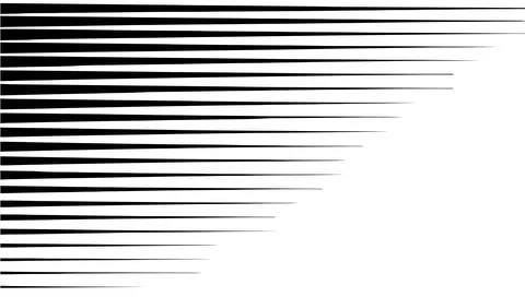 Horizontal line pattern. From thin line to thick. Parallel straight lines m.. Illustrazione stock