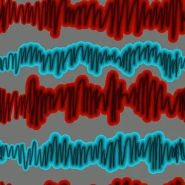 Horizontal lines doodle ornament with parallel brush stripes seamless pattern Stock Illustration