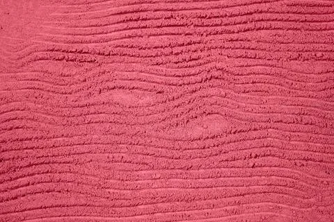 Horizontal lines drawn on red powder Stock Photos