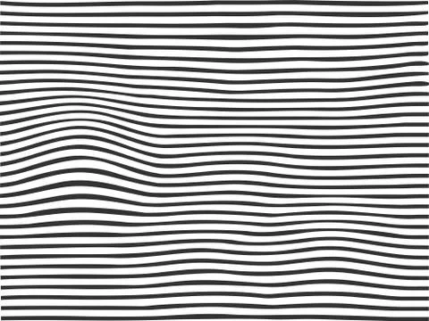 Horizontal lines, linear halftone. Pattern with horizontal stripes. Vector il 库存插图