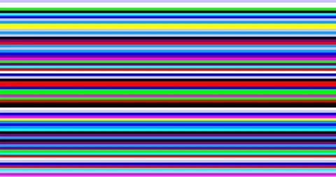 Horizontal lines of many colors like when you loaded programs and video games in Video stock 303086600