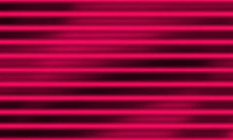 Horizontal lines pattern with glowing neon pink stripes on a dark black bac.. Stock Illustration