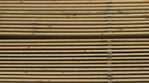 Horizontal lines of planks Stock Footage 66793519