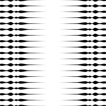 Horizontal lines repeatable geometric pattern. Stripes, streaks from edge of  Stock Illustration