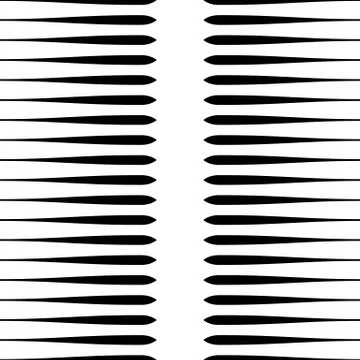Horizontal lines repeatable geometric pattern. Stripes, streaks from edge of  Stock Illustration