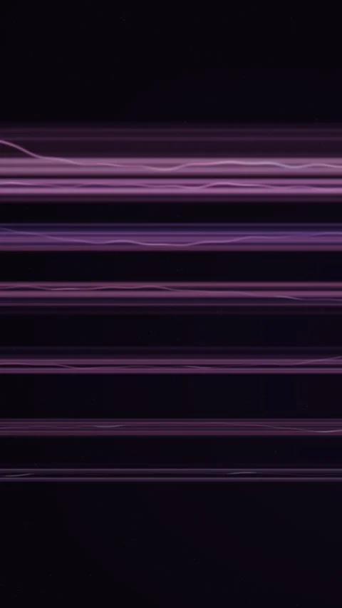 Horizontal lines ripple across a black field Stock Footage 330060019