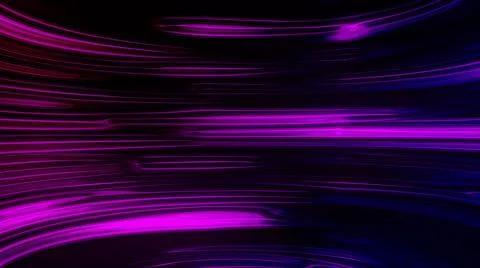 Horizontal liquid magic lines shimmer in a smooth bend. Abstract computer Illustrazione stock