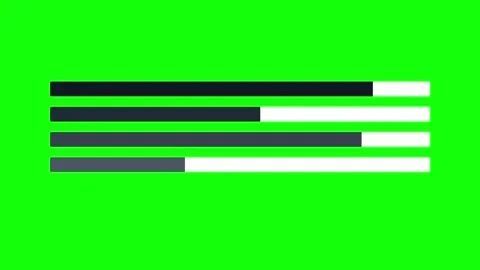 Horizontal loading bars Stock Footage 340525580