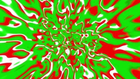 Horizontal looping christmas background vortex twisting red green grinch warp Stock Footage 249297515