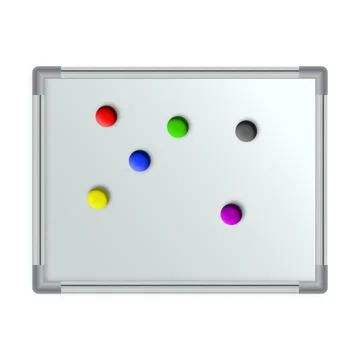 Horizontal magnetic board for drawing , vector illustration Illustrazione stock