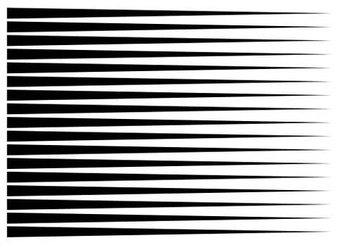 Horizontal motion speed lines for comic book Illustrazione stock