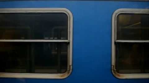 In Movement Train Window Stock Video Footage | Royalty Free In Movement ...