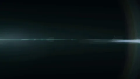 Horizontal moving alien lights optical lens flares shiny animation art Video stock 83358594