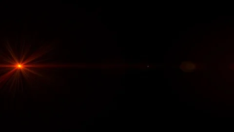 Horizontal Moving lens flare effect on b... | Stock Video | Pond5