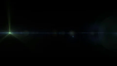 Horizontal Moving lens flare effect on b... | Stock Video | Pond5