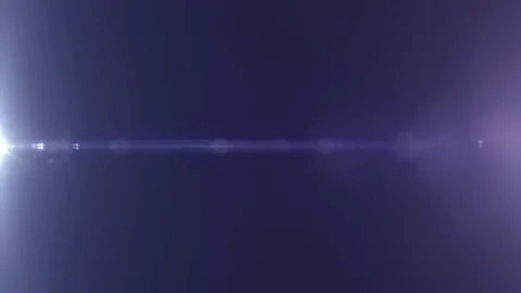 Horizontal moving lights optical lens flares shiny animation art background - Stock Footage 83357603