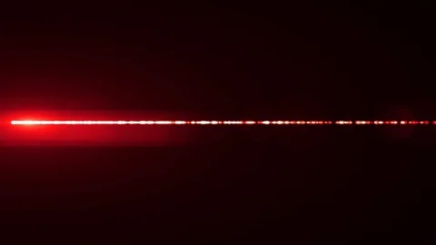 Horizontal moving lights optical lens flares shiny bokeh animation art Stock Footage 85555649