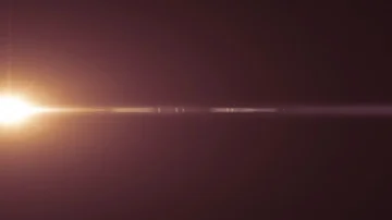 Horizontal moving lights optical lens flares shiny bokeh animation art Stock Footage 85568072