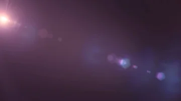 Horizontal moving lights optical lens flares shiny bokeh animation art Stock-Footage 85933101