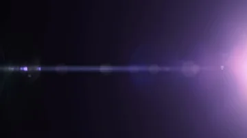 Horizontal moving lights optical lens flares shiny bokeh animation art Stock Footage 85933287