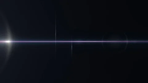Horizontal moving pink lights optical lens flares shiny misty glass animation Stock Footage 83429583